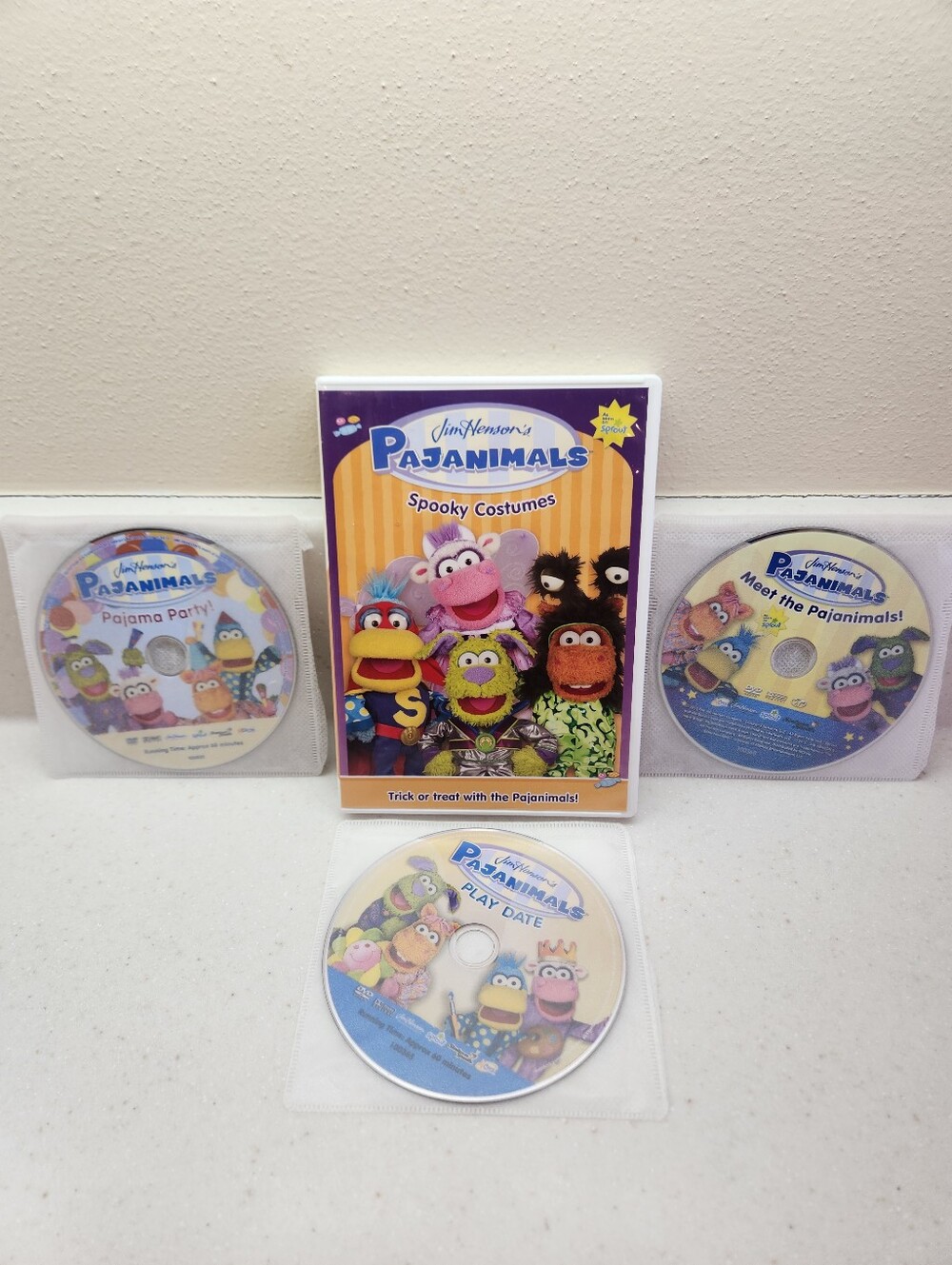 Jim Hensen's Pajanimals Dvd Lot